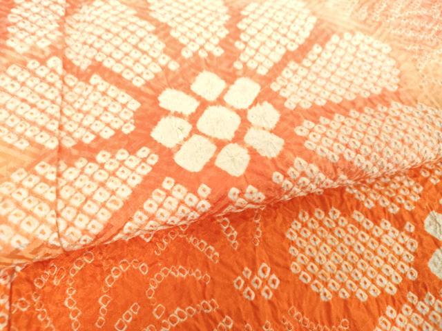 平和屋着物●豪華振袖 総絞り 雲取り花文 正絹 逸品 DABE5921ps