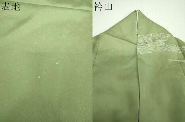 平和屋着物●訪問着 刺繍 草花文 金彩 正絹 逸品 DABE5924ps