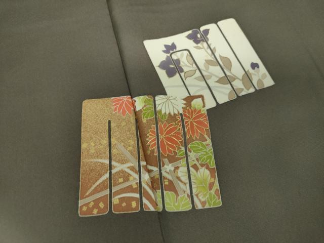 平和屋着物●訪問着 駒刺繍 源氏香花文 暈し染め 金彩 正絹 逸品 DABE5926ps
