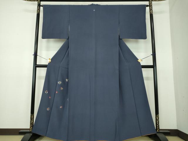 平和屋着物●豪華色留袖 総刺繍 花丸文 金彩 正絹 逸品 DABE5929ps