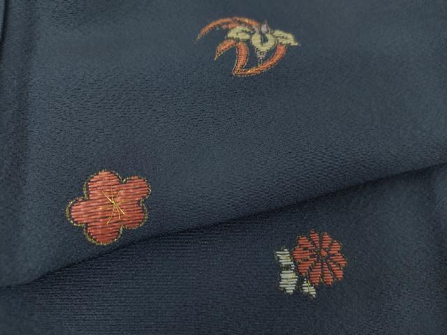 平和屋着物●豪華色留袖 総刺繍 花丸文 金彩 正絹 逸品 DABE5929ps