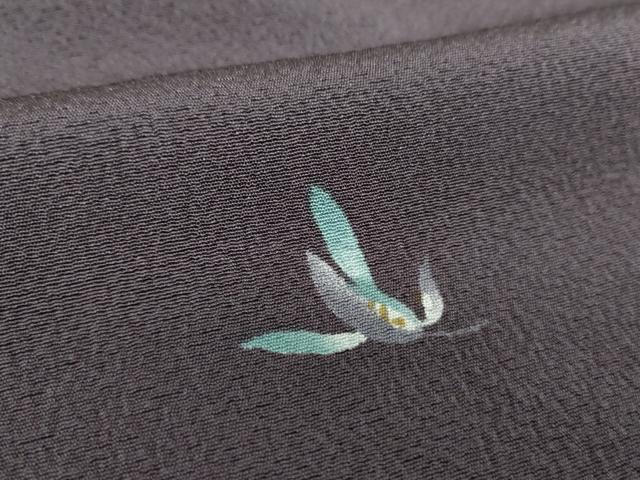 平和屋着物●上質な小紋 舞花文 蛍暈し 正絹 逸品 未使用 DABE5939ps