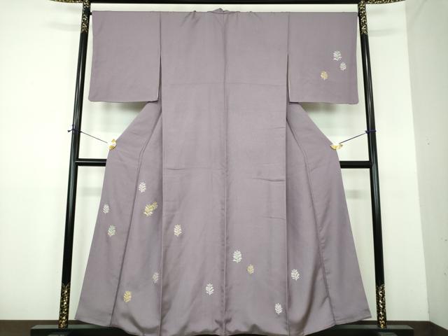 平和屋着物●山口美術織物 皇室 伊勢神宮御用 西陣織 訪問着 総刺繍 若松葉 金銀糸 ますいわ屋扱い 正絹 逸品 DABE5941ps