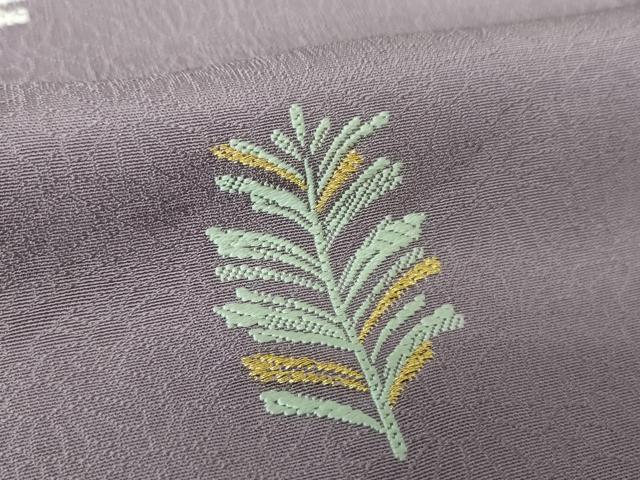 平和屋着物●山口美術織物 皇室 伊勢神宮御用 西陣織 訪問着 総刺繍 若松葉 金銀糸 ますいわ屋扱い 正絹 逸品 DABE5941ps