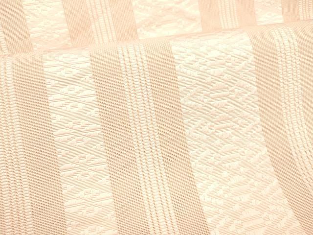 平和屋着物*夏物 本場筑前博多織 八寸名古屋帯 紗献上 虹色 正絹 逸品 DABE6002cm