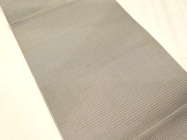 平和屋着物●本場筑前博多織 八寸名古屋帯 霞文 博多金ラベル 証紙付き 松装織物謹製 正絹 逸品 DABE6016cm