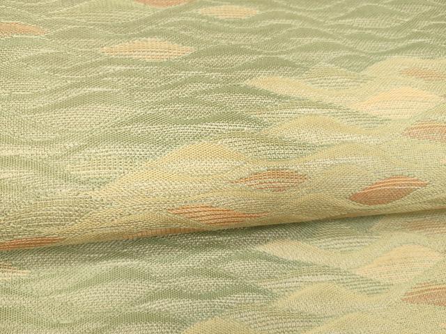 平和屋着物●六通柄袋帯 抽象文様 正絹 逸品 DABE6035cm