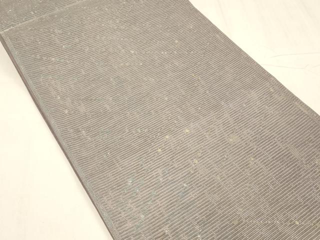 平和屋着物*夏物 六通柄袋帯 霞文 金銀糸 引箔 正絹 逸品 DABE6048cm