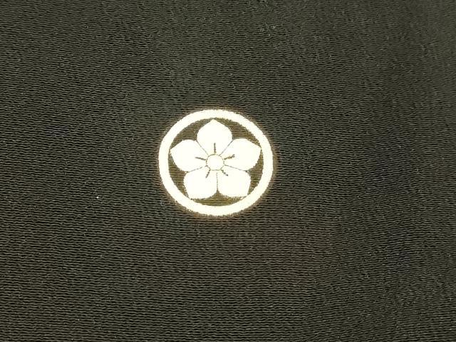 平和屋着物■豪華黒留袖 駒刺繍 器物笹竹花文 金彩 正絹 逸品 DABE6104cm