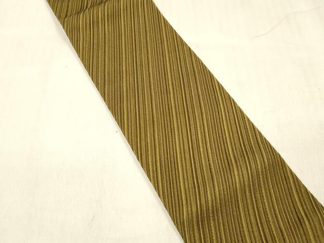 平和屋着物●男性 角帯 宝来織 斜線文 正絹 逸品 DABE6268cm
