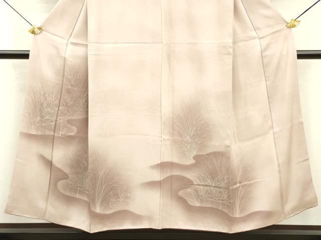 平和屋着物■訪問着 草花文 暈し染め 金彩 正絹 逸品 DABE6962zy