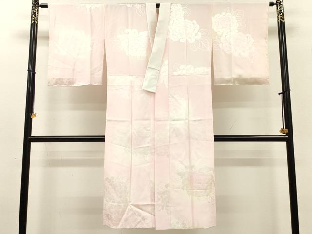 平和屋着物■長襦袢 袷 舞菊地紋 暈し染め 正絹 逸品 未使用 DABE6971zy
