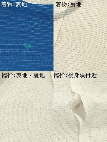 平和屋着物*夏物 お宮参り 男の子 祝着 産着 初着 のしめ 絽 龍 兜 絵巻風景文 銀彩 逸品 DABE7118ma