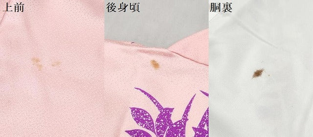 平和屋着物∵女の子 十三参り 子供 祝着 駒刺繍 檜扇花鳥文 暈し染め 銀彩 逸品 DABE7362ma