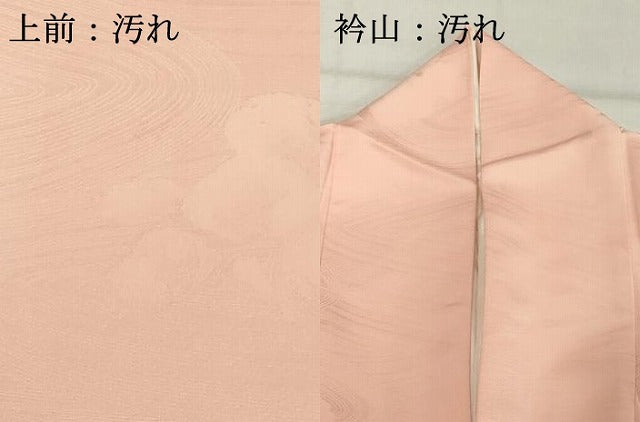 平和屋着物■上質な色無地 流水花地紋 虹色 正絹 逸品 DABE7902cd