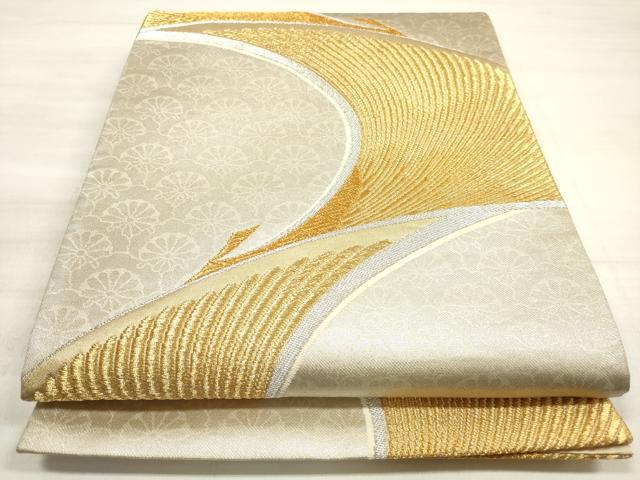 平和屋着物◎六通柄袋帯　鳳凰　金銀糸　三越扱い　正絹　逸品　AABI0872yx 平和屋着物◎佐賀錦 六通柄袋帯 鳳凰花文 金銀糸 正絹 逸品 AABI1036yx