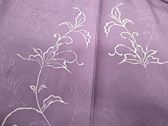 平和屋着物■訪問着 ろうけつ染め 地紋起こし 花唐草文 正絹 逸品 DABE8589qa