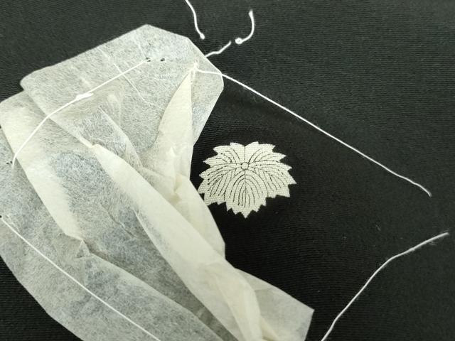 平和屋着物■豪華黒留袖 刺繍 樹林文 暈し染め 金糸 金彩 正絹 逸品 DABE8683qa