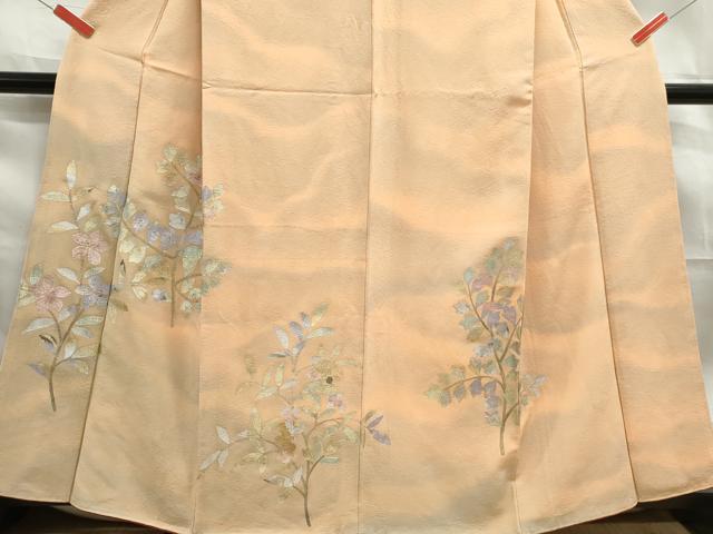 平和屋着物■訪問着 枝葉文 葡萄 暈し染め 金銀彩 正絹 逸品 DABE8811qa