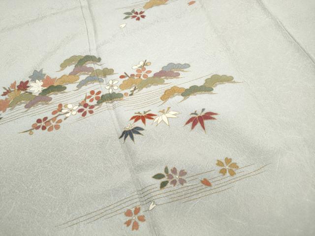 平和屋着物■訪問着 松竹梅 金彩 正絹 逸品 DABE8827qa