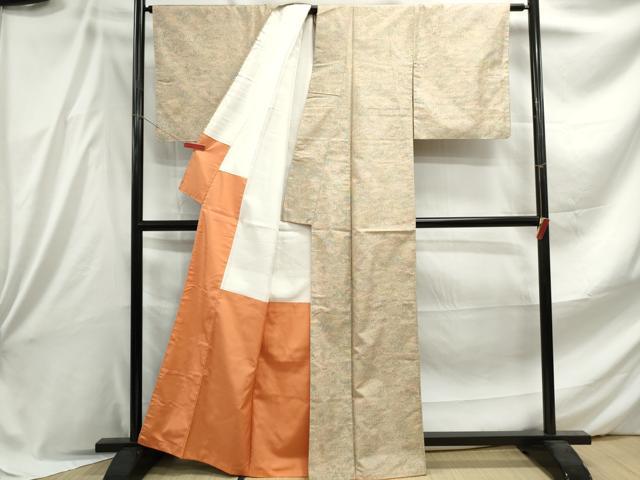 平和屋着物■上質な紬 風景文 正絹 逸品 DABE8853qa