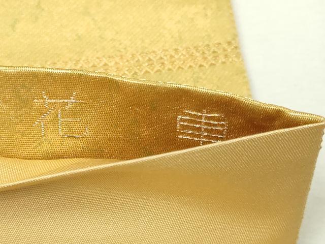 平和屋本店▼太鼓柄袋帯 唐織 花車 漆金引箔 正絹 逸品 DABE9442sf