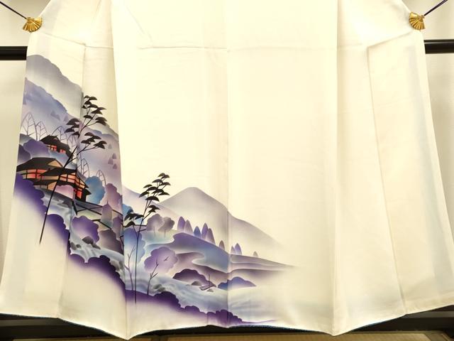 平和屋着物■訪問着 風景文 正絹 逸品 DABE9572du