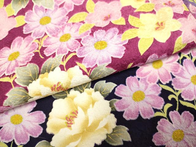 平和屋着物●豪華振袖 草花文 暈し染め 正絹 逸品 DABE9669du