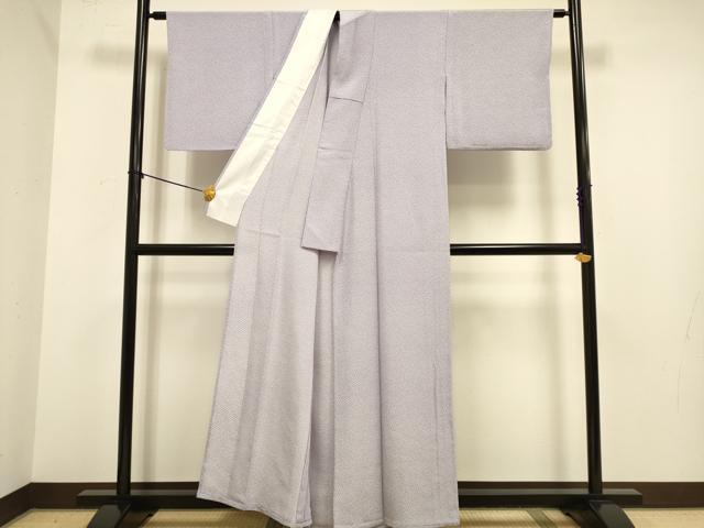 平和屋着物▽小紋 単衣 小花柄 洗える着物 DABE9791du