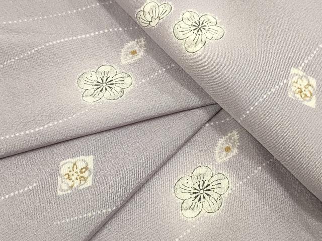 平和屋着物▽上質な小紋 単衣 辻が花 正絹 逸品 未使用 DABE9802du