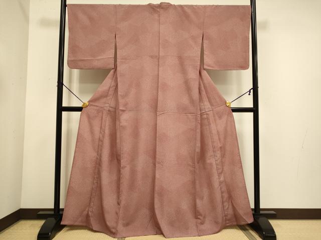 平和屋着物▽江戸小紋 単衣 寄せ小紋柄 洗える着物 DABE9814du