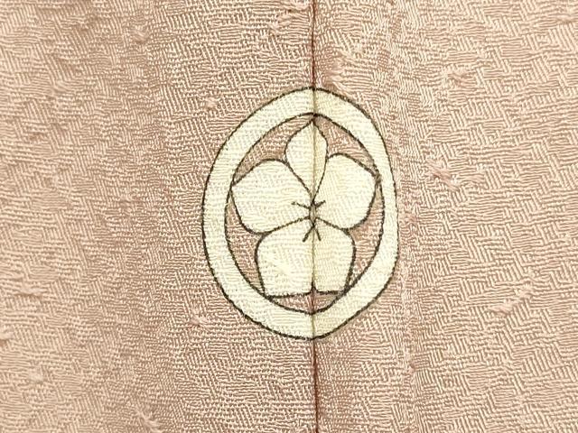 平和屋着物▽色無地 単衣 梅染色 洗える着物 DABE9817du