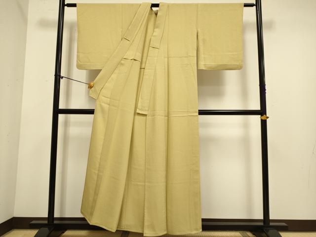 平和屋着物▽色無地 単衣 桑染色 洗える着物 DABE9829du
