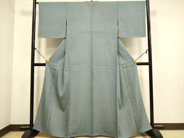 平和屋着物▽江戸小紋 単衣 鮫小紋柄 正絹 逸品 未使用 DABE9873du
