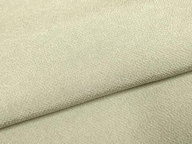 平和屋着物▽上質な色無地 単衣 灰汁色 鬼しぼ縮緬 正絹 逸品 DABE9887du