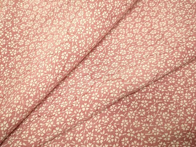 平和屋着物▽江戸小紋 単衣 小花柄 正絹 逸品 DABE9888du