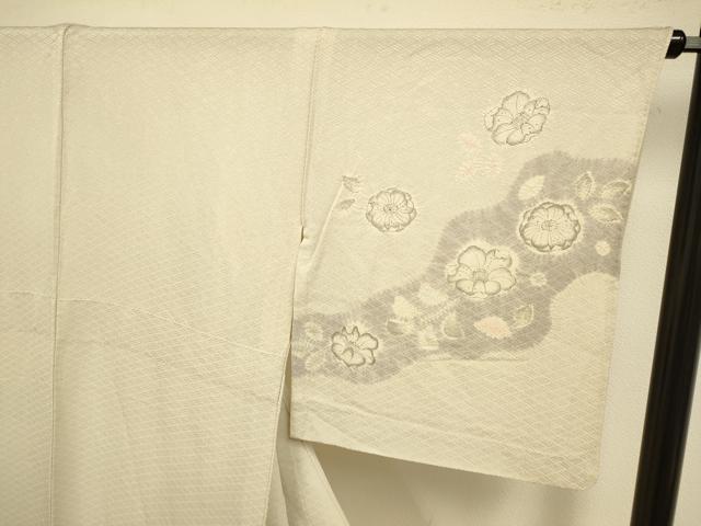 平和屋着物▽訪問着 単衣 絞り 辻が花 正絹 逸品 DABE9902du