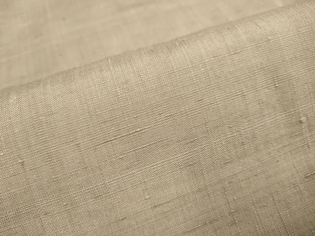 平和屋着物▽上質な紬 単衣 色無地 江戸鼠色 正絹 逸品 DABE9972du