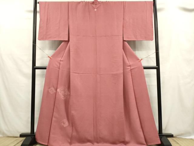 平和屋着物■中国三大刺繍 スワトウ刺繍 汕頭刺繍 総刺繍 色留袖 色無地 松皮菱花文 今様色 ロング丈 逸品 DABF0073ea