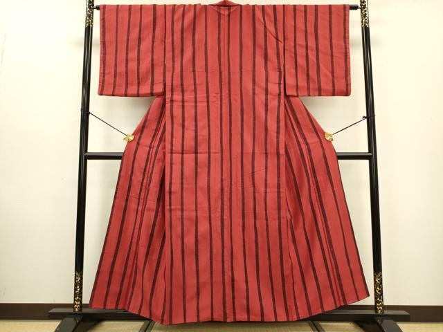 平和屋着物■上質な紬 縞 やまと誂製 正絹 逸品 DABF0083ea