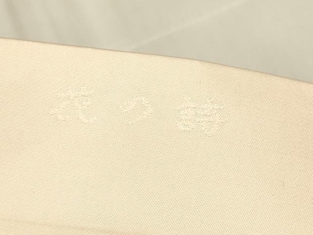 平和屋着物◎九寸名古屋帯 刺繍 花の詩 流水花文 金糸 正絹 逸品 DABF0155ea