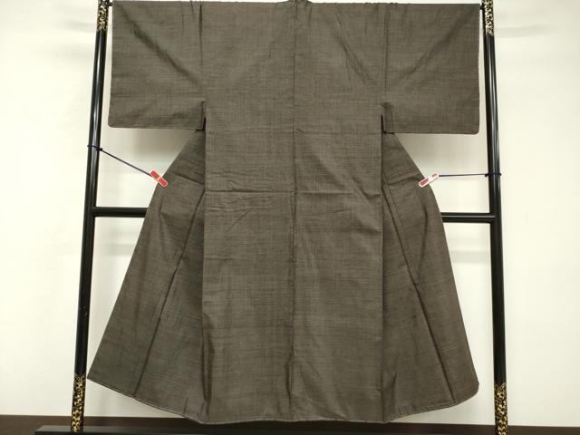 平和屋着物□男性 紬 100亀甲 総詰め 正絹 逸品 未使用 DABF0210ea