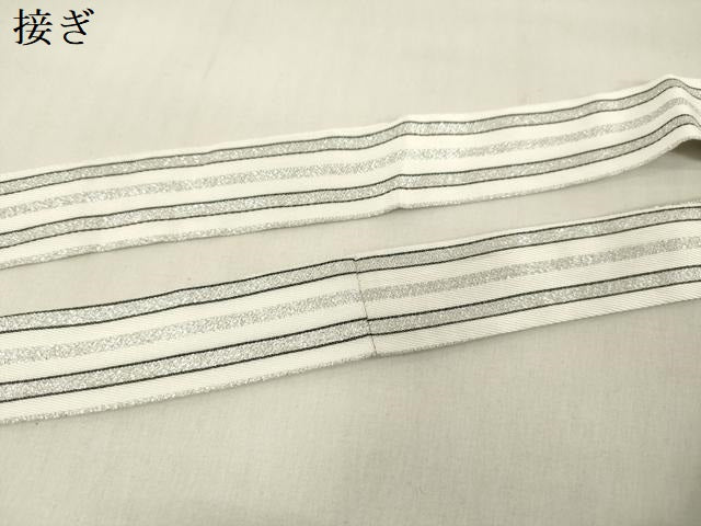 平和屋着物●男性 行灯袴 縞 銀糸 洗える着物 DABF0232ea