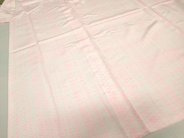 平和屋着物■長襦袢 無双仕立て 幾何学文様 洗える着物 DABF0233ea