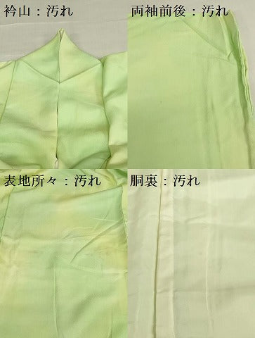 平和屋着物■訪問着 流水花菱地紋 暈し染め 正絹 逸品 DABF0242ea