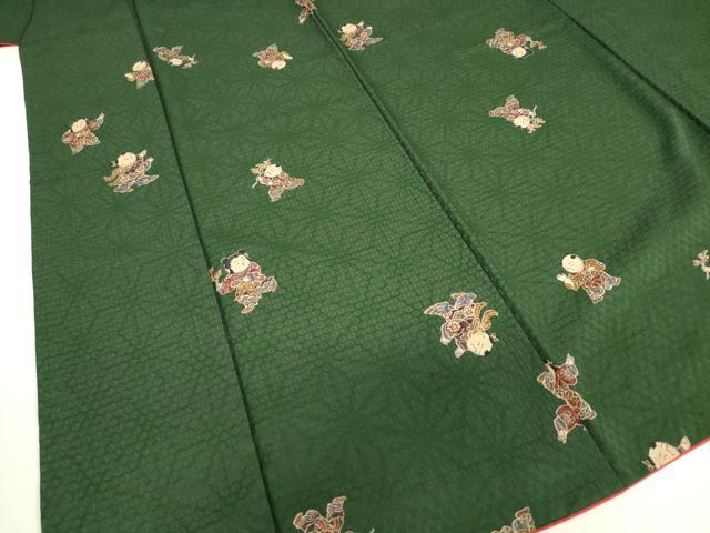 平和屋着物■小紋 唐子遊び 洗える着物 DABF0245ea