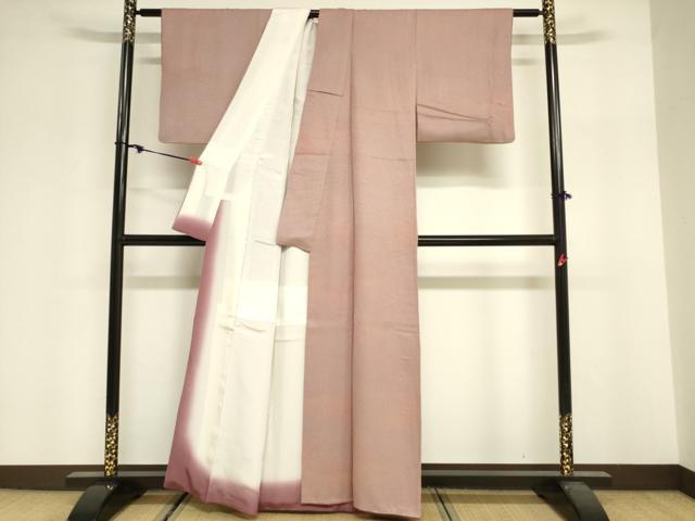 平和屋着物■上質な小紋 霞地紋 暈し染め 正絹 逸品 DABF0268ea