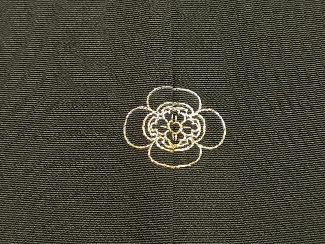 平和屋着物■豪華黒留袖 駒刺繍 御所車花松文 鬘帯 金彩 正絹 逸品 DABF0270ea