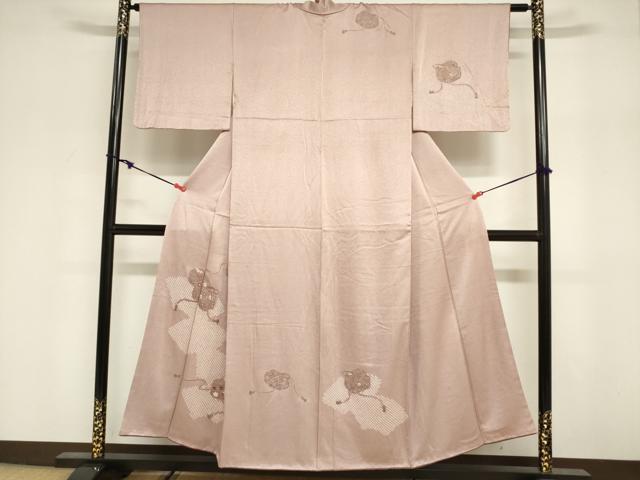 平和屋着物■訪問着 絞り 地紙重ね 文箱 金彩 正絹 逸品 DABF0278ea