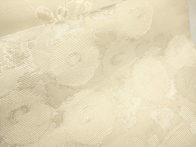 平和屋着物*夏物 つけ帯 萩 銀糸 正絹 逸品 DABF0395ea